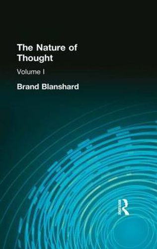 Cover image for The Nature of Thought: Volume I