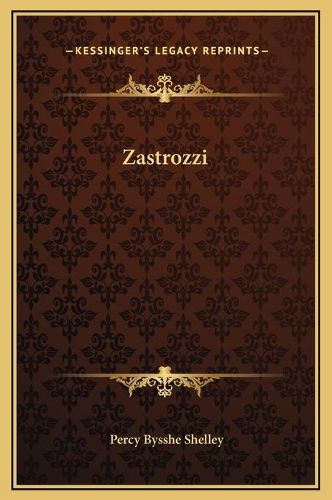 Cover image for Zastrozzi