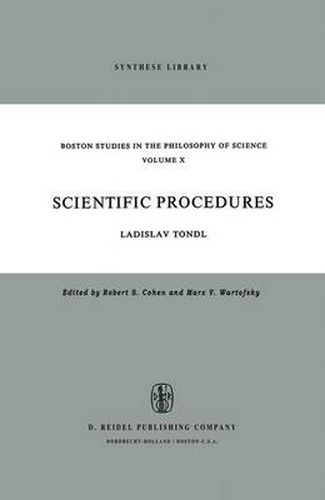 Cover image for Scientific Procedures: A Contribution Concerning the Methodological Problems of Scientific Concepts and Scientific Explanation