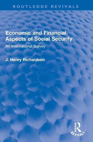 Economic and Financial Aspects of Social Security