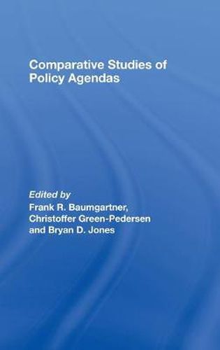 Cover image for Comparative Studies of Policy Agendas