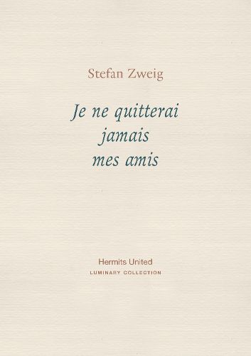 Cover image for Je ne quitterai jamais mes amis
