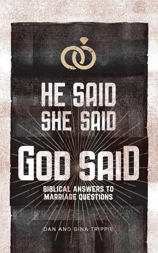 Cover image for He Said, She Said, God Said: Biblical Answers to Marriage Questions