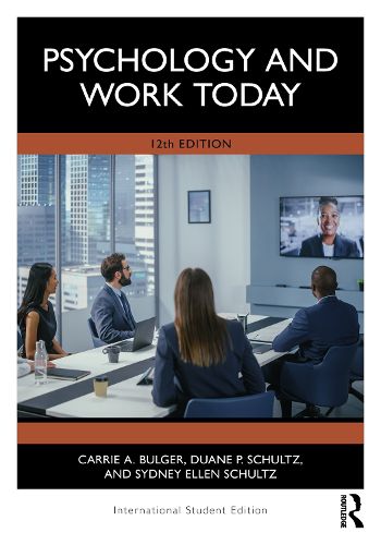 Cover image for Psychology and Work Today