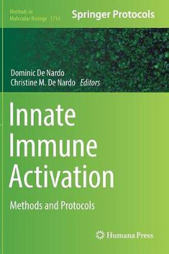 Cover image for Innate Immune Activation: Methods and Protocols