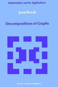 Cover image for Decompositions of Graphs