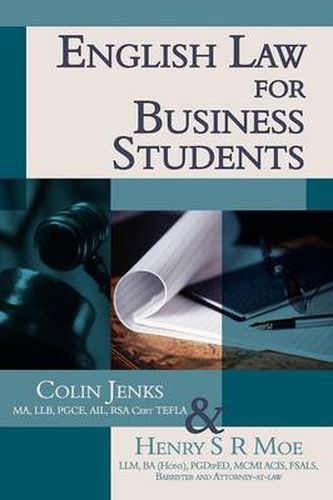 Cover image for English Law for Business Students