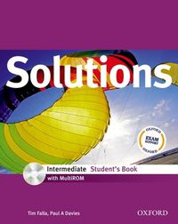 Cover image for Solutions: Intermediate: Student's Book with MultiROM Pack