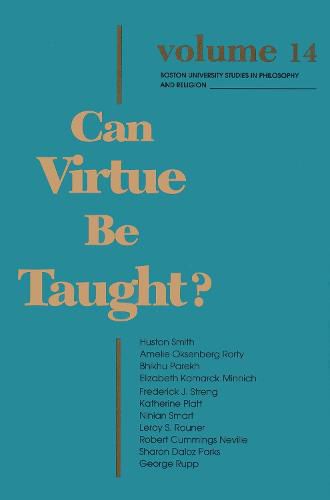 Cover image for Can Virtue Be Taught?