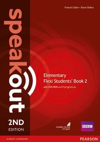 Cover image for Speakout Elementary 2nd Edition Flexi Students' Book 2 with MyEnglishLab Pack