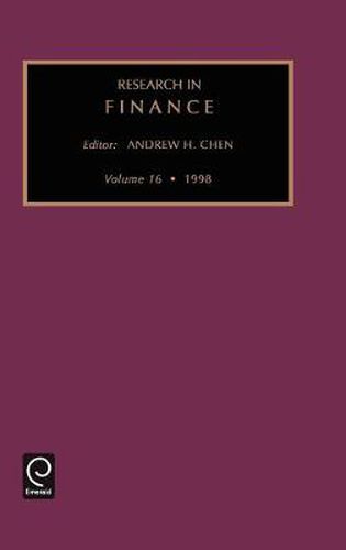 Cover image for Research in Finance