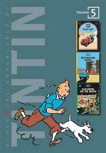 Cover image for Adventures of Tintin 3 Complete Adventures in One Volume: Land of Black and Gold