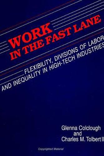 Cover image for Work in the Fast Lane: Flexibility, Divisions of Labor, and Inequality in High-Tech Industries