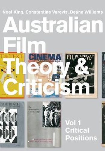 Cover image for Australian Film Theory and Criticism: Critical Positions