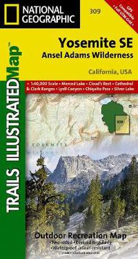 Cover image for Yosemite Se, Ansel Adams Wilderness: Trails Illustrated National Parks