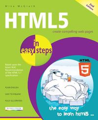 Cover image for HTML5 in easy steps