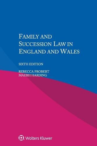 Cover image for Family and Succession Law in England and Wales