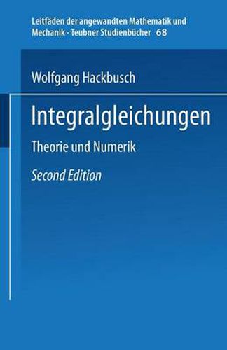 Cover image for Integralgleichungen: Theorie und Numerik