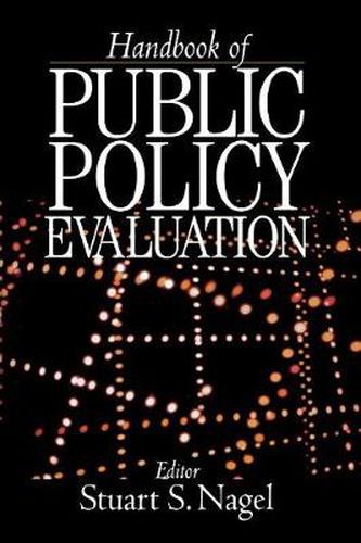 Cover image for Handbook of Public Policy Evaluation