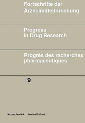 Cover image for Fortschritte der Arzneimittelforschung \\ Progress in Drug Research \\ Progres des recherches pharmaceutiques