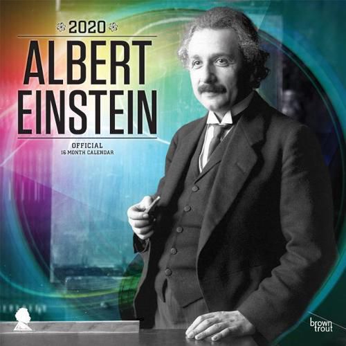 Albert Einstein Faces2020 Square Wall Calendar