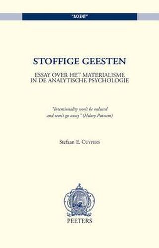 Cover image for Stoffige Geesten: Essay Over Het Materialisme in De Analytische Psychologie