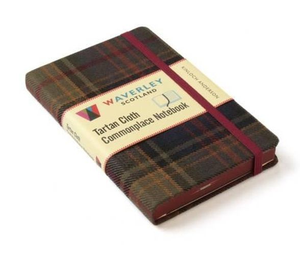 Cover image for Waverley (M): Kinloch Anderson Tartan Cloth Pocket Commonplace Notebook