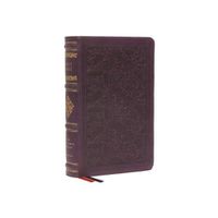 Cover image for NKJV, Personal Size Reference Bible, Sovereign Collection, Leathersoft, Purple, Red Letter, Thumb Indexed, Comfort Print: Holy Bible, New King James Version