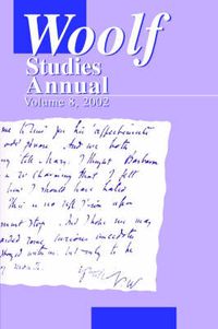 Cover image for Woolf Studies Annual Vol 8