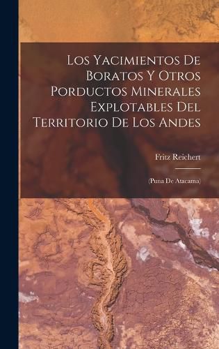 Cover image for Los Yacimientos De Boratos Y Otros Porductos Minerales Explotables Del Territorio De Los Andes