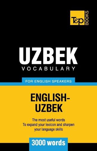 Cover image for Uzbek vocabulary for English speakers - 3000 words