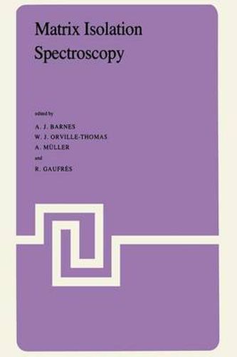 Matrix Isolation Spectroscopy