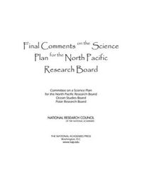 Cover image for Final Comments on the Science Plan for the North Pacific Research Board