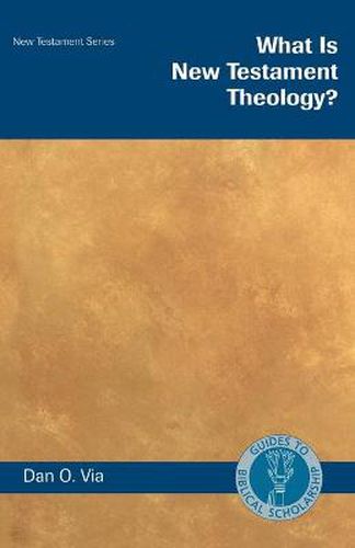 Cover image for What Is New Testament Theology?