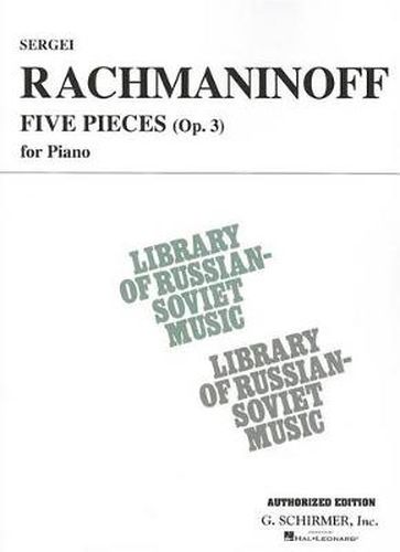 Cover image for 5 Pieces, Op. 3 (VAAP Edition): National Federation of Music Clubs 2014-2016 Selection