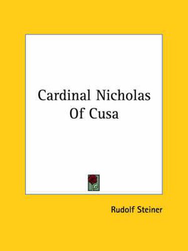 Cardinal Nicholas of Cusa