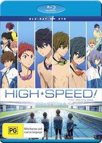 Cover image for High Speed! Free! Starting Days  - Movie, The | Blu-ray + DVD