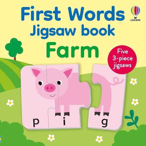 Cover image for First Words Jigsaw Book: Farm