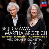 Cover image for Beethoven Symphony No 1 Piano Concerto No 1