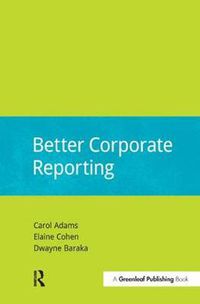 Cover image for Better Corporate Reporting