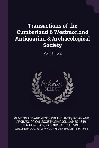 Cover image for Transactions of the Cumberland & Westmorland Antiquarian & Archaeological Society