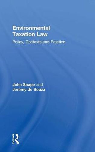 Cover image for Environmental Taxation Law: Policy, Contexts and Practice