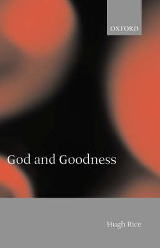 Cover image for God and Goodness