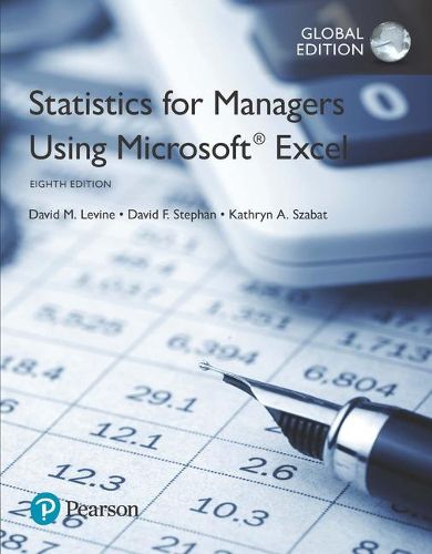 Cover image for Statistics for Managers Using Microsoft Excel, Global Edition