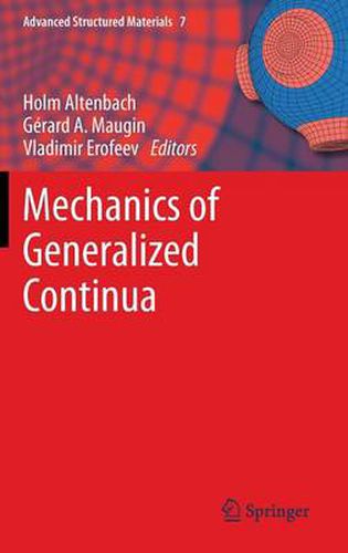 Cover image for Mechanics of Generalized Continua