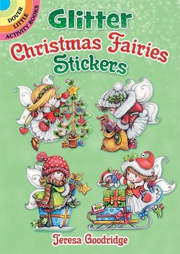 Glitter Christmas Fairies Stickers