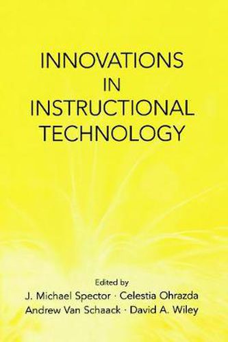 Cover image for Innovations in Instructional Technology: Essays in Honor of M. David Merrill