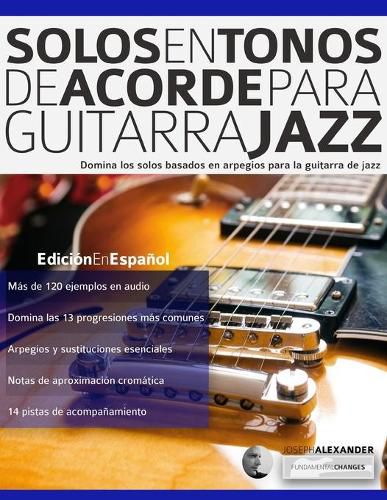 Cover image for Solos en tonos de acorde para guitarra jazz