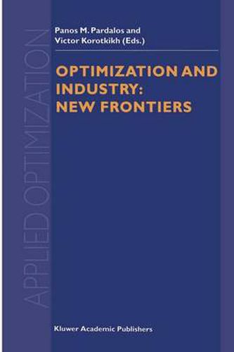 Optimization and Industry: New Frontiers