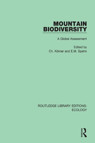 Cover image for Mountain Biodiversity: A Global Assessment